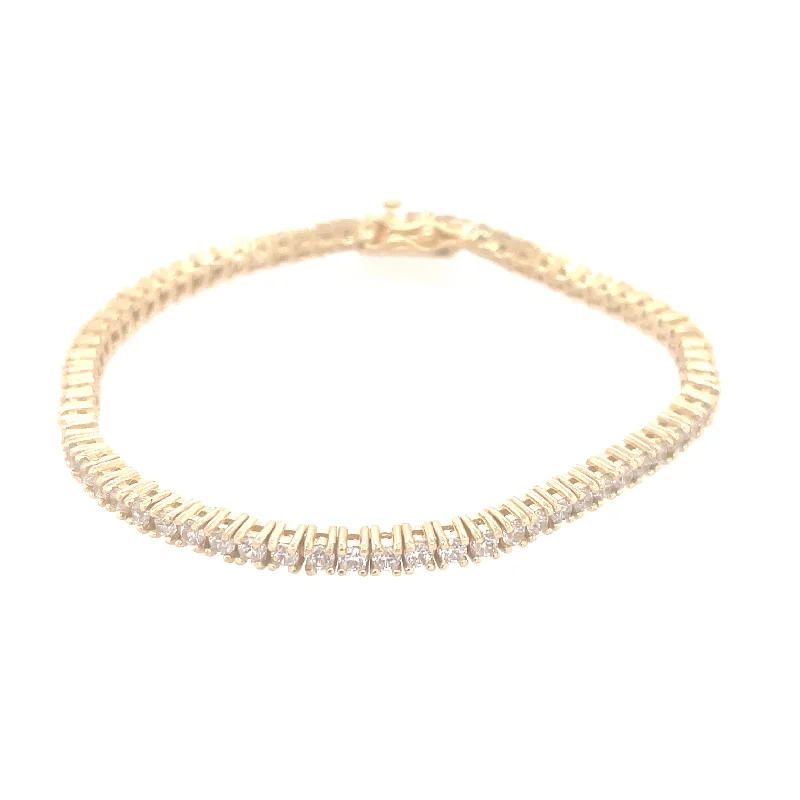 women’s handmade bracelets-Diamond Tennis