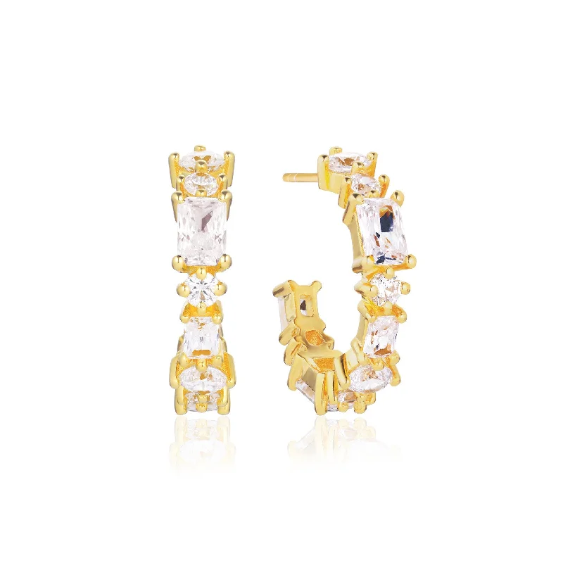 women’s layered earrings-Earrings Ivrea Creolo Medio