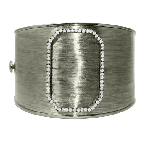 women’s exclusive bangles-Tobi Cuff Silver