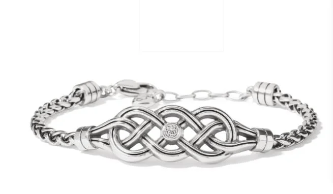 women’s charm bracelets-Interlok Cascade Bracelet