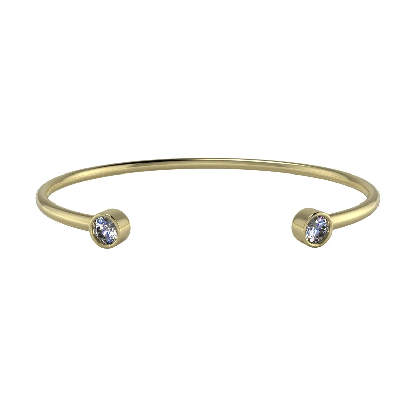 women’s classic bracelets-Duo Diamond Flexible Bracelet