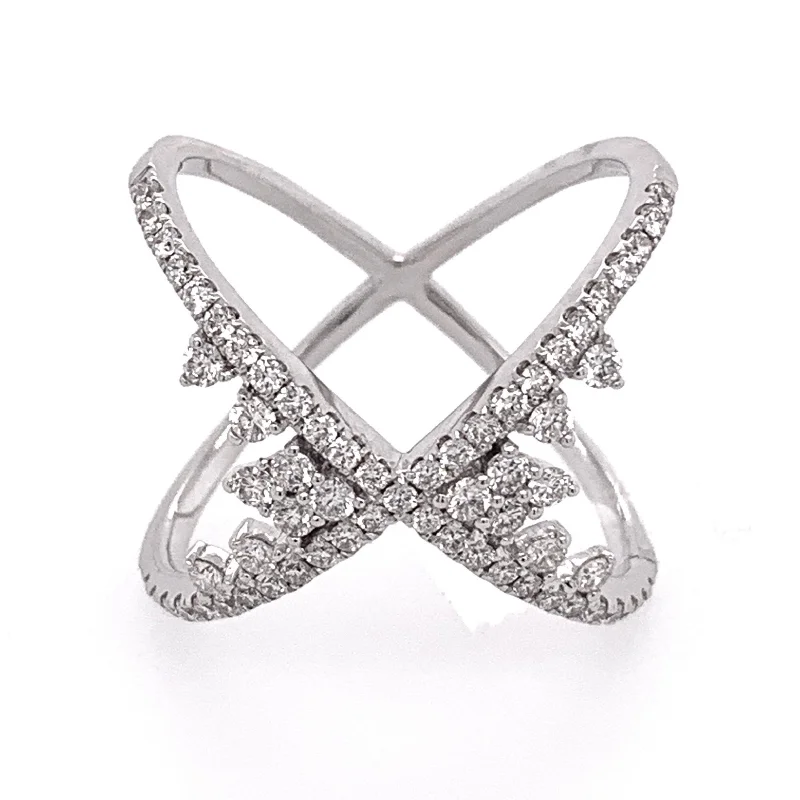 women’s cushion cut rings-Doves Diamond Fashion Ring