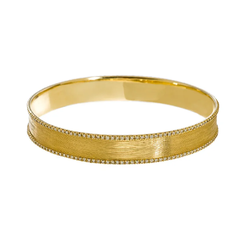 women’s gold cuff bracelets-Hollie Bangle