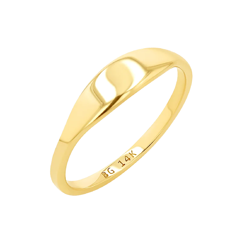 women’s chunky rings-Tapered Stacking Band