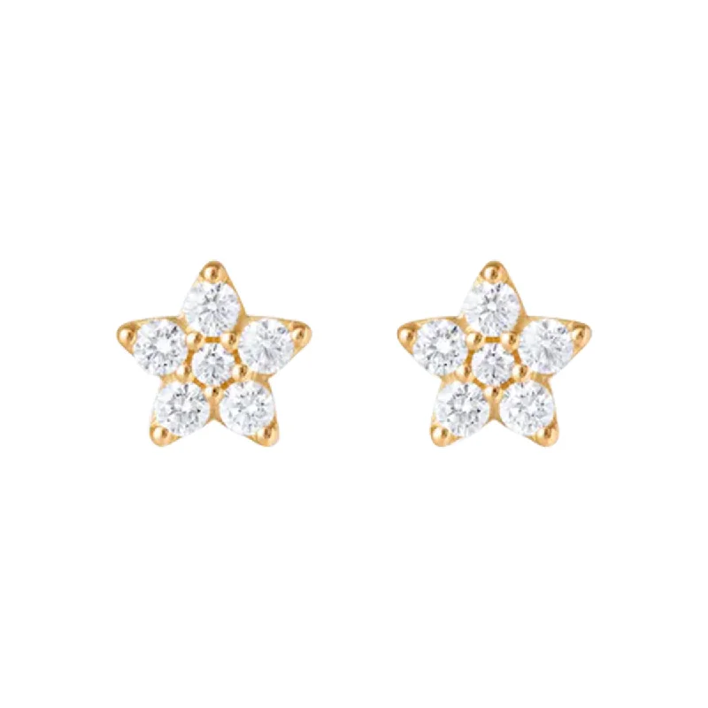 women’s sapphire earrings-Shooting Stars Stud Earrings Small