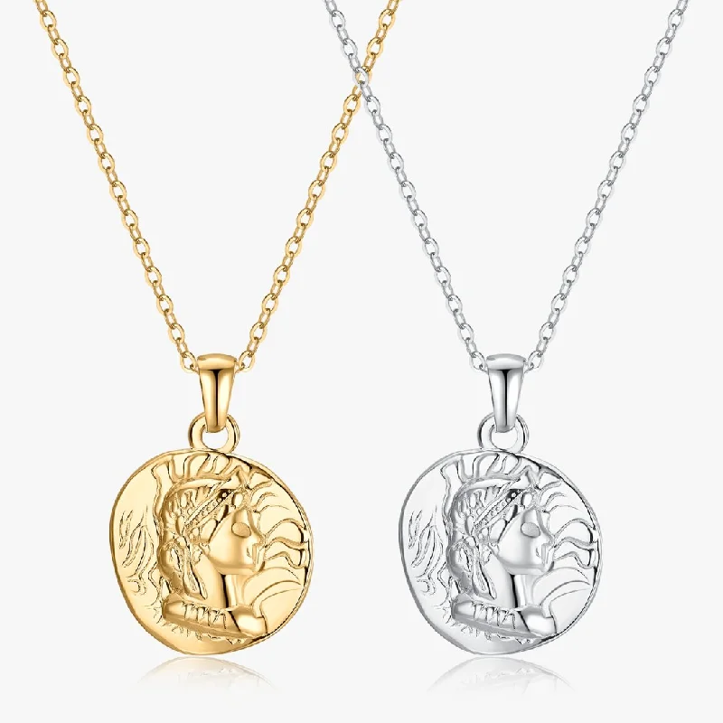 women’s adjustable necklaces-Delilah Coin Necklace