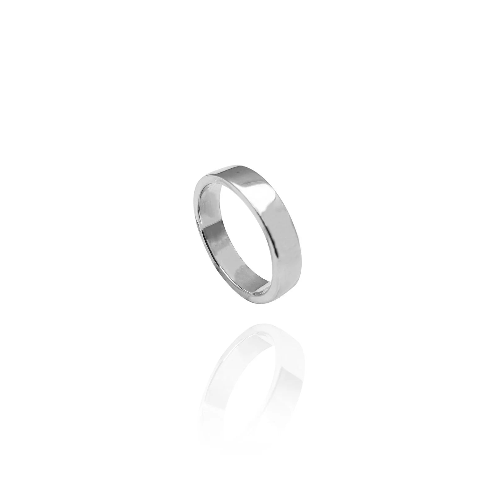 women’s round cut engagement rings-Plain Wedding Band (14K)