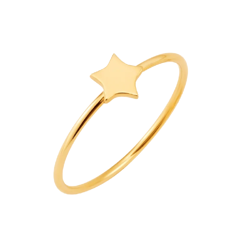 women’s twisted rings-Shapes Moyen Star Ring