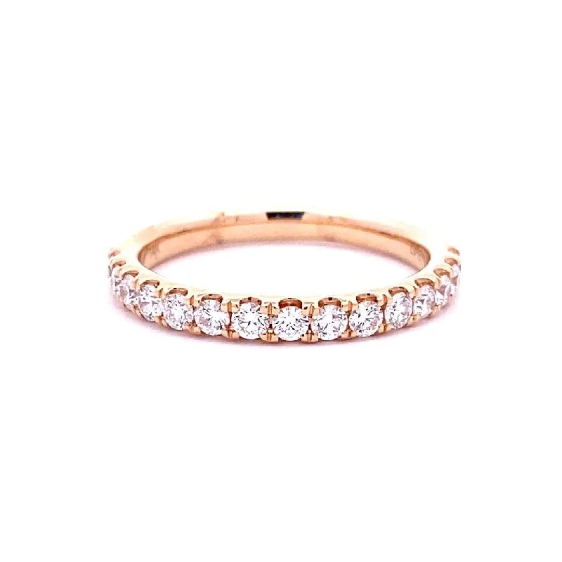 women’s unique engagement rings-14K Yellow Gold 0.53ctw Round Diamond Classic Wedding Band