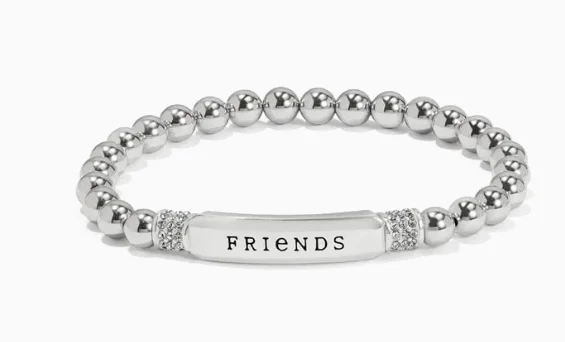 women’s vintage bracelets-Meridian Friends Stretch Bracelet