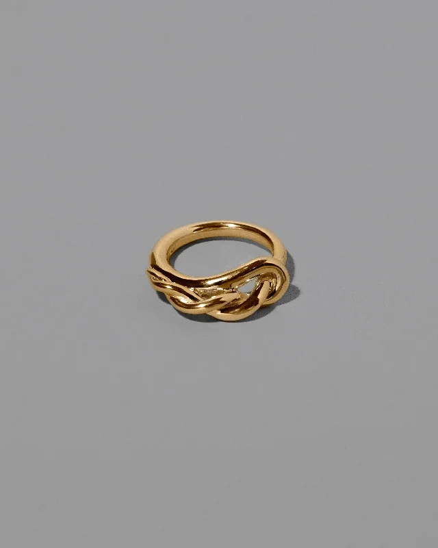 women’s simple gold rings-Ophiolite Ring - Solid Gold