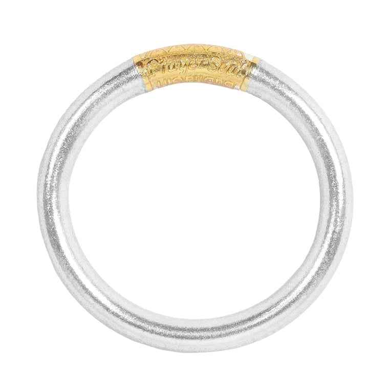 women’s stacked bangles-BuDhaGirl | Tzubbie All Weather Bangle in Silver