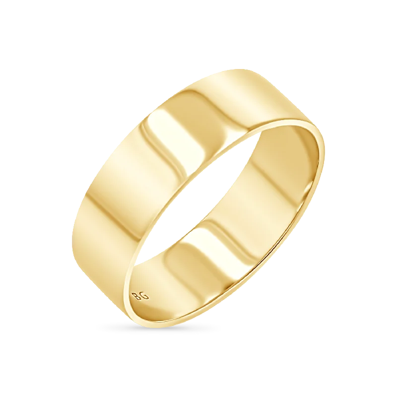 women’s cluster rings-Thick Stacking Band