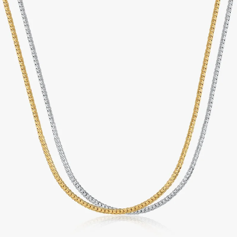 women’s dainty necklaces-Snake Chain Necklace