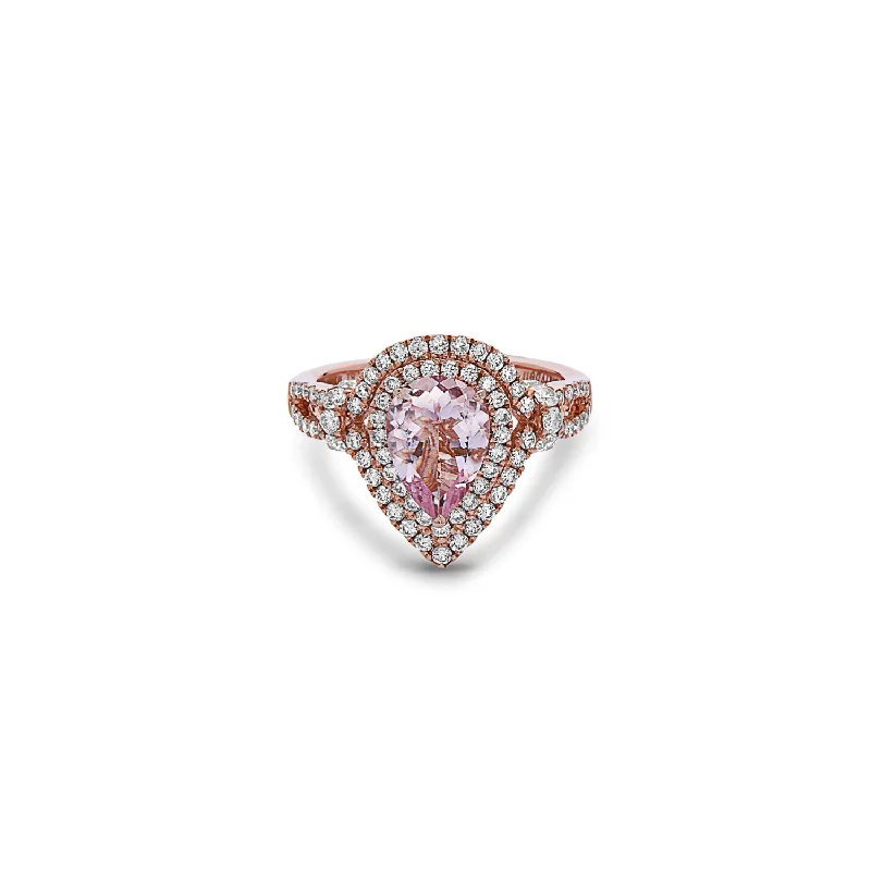 Morganite and Rose Gold