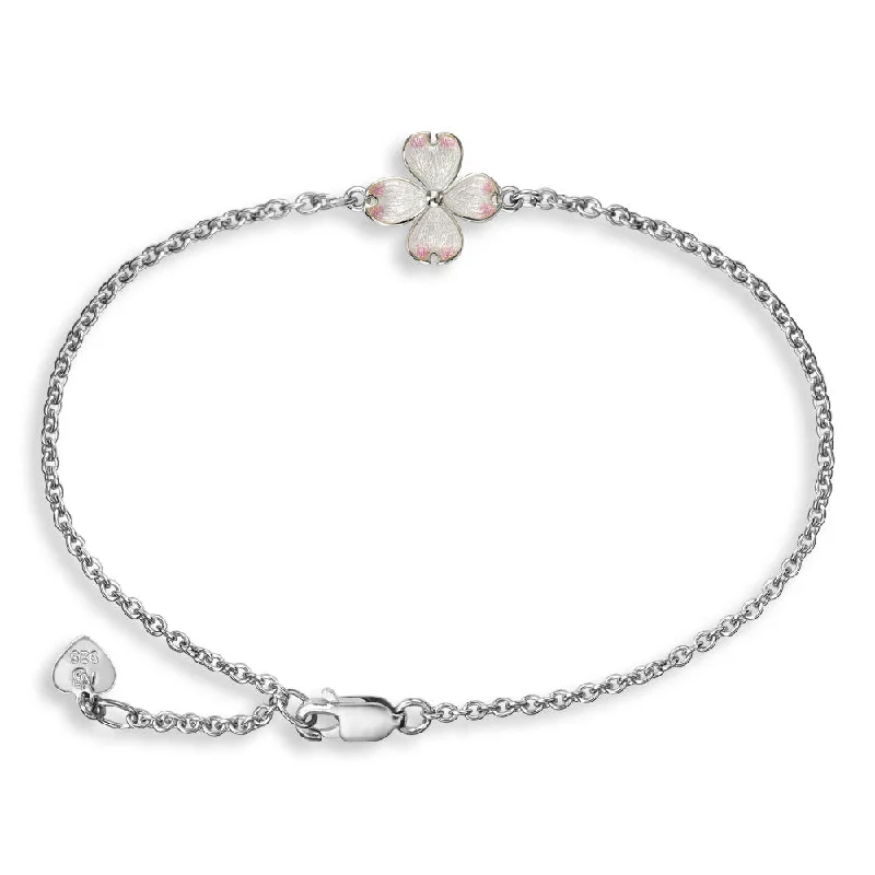 women’s bracelet with birthstones-Polished finish on back, Adjustable 7.5 to 8.25 inches, Rhodium Plated for easy care, Gift Boxed