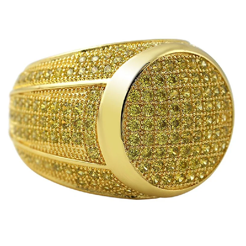 women’s infinity rings-President Lemonade CZ Bling Bling Ring