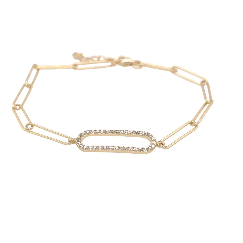 women’s luxury bangles-CZ link