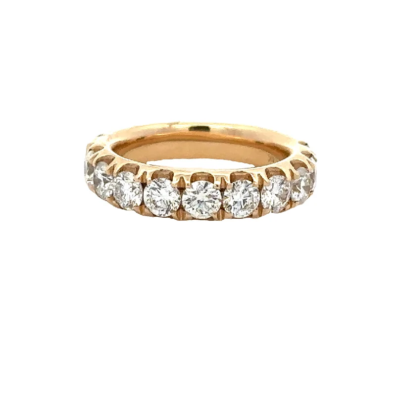 women’s black diamond engagement rings-Statement 2.0 CTW Diamond Wedding Band in Yellow Gold