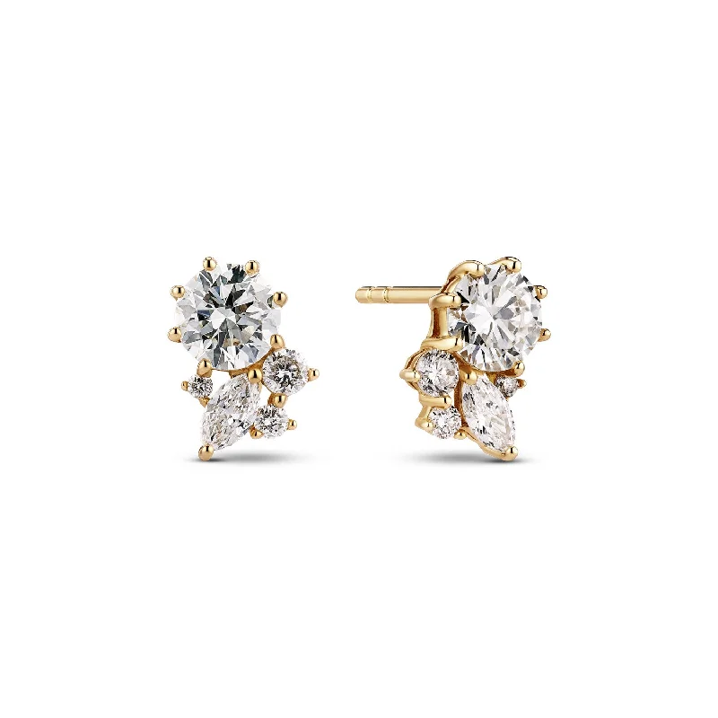 women’s earrings-Earrings Lovere - with lab-grown diamonds