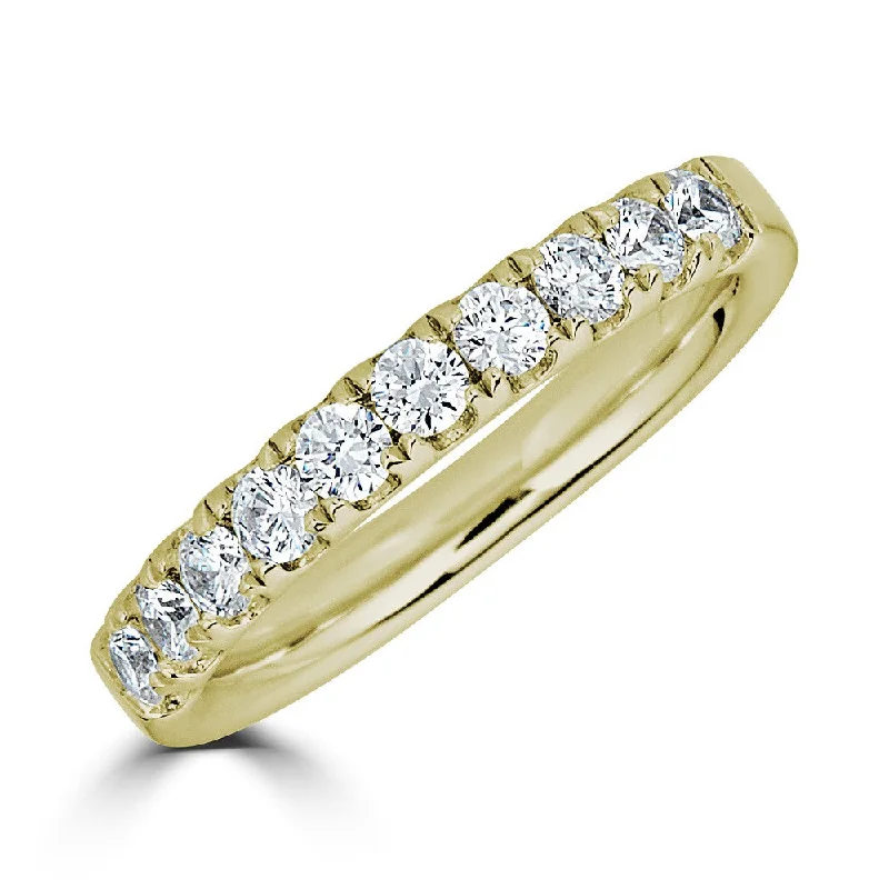 women’s non-traditional engagement rings-3/4 CTW Diamond Wedding Band in Yellow Gold