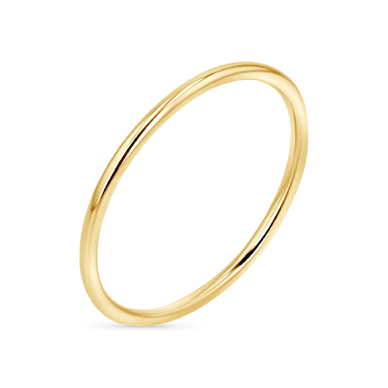 women’s chunky gold rings-Wire Stacking Ring