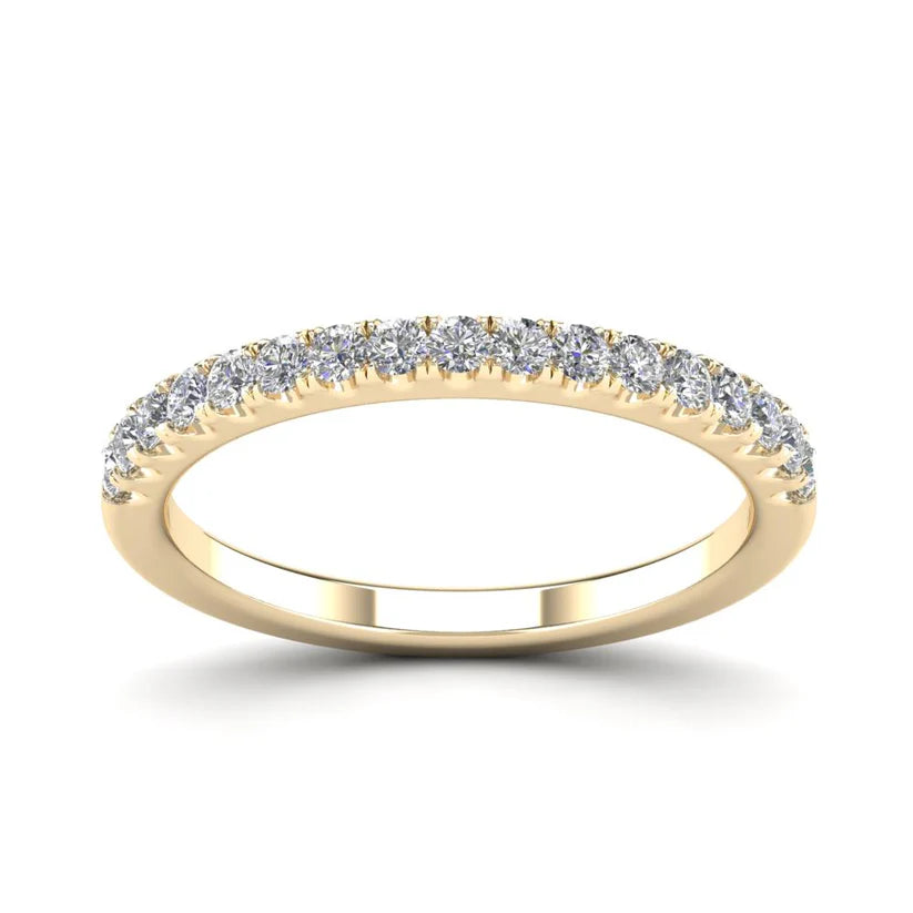 women’s luxury engagement rings-Diamond Wedding Band Ring (14K)