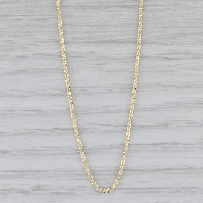 women’s silver chain necklaces-New Adjustable Bolo Nugget Chain Necklace 14k Yellow Gold 21.5" 1.3mm