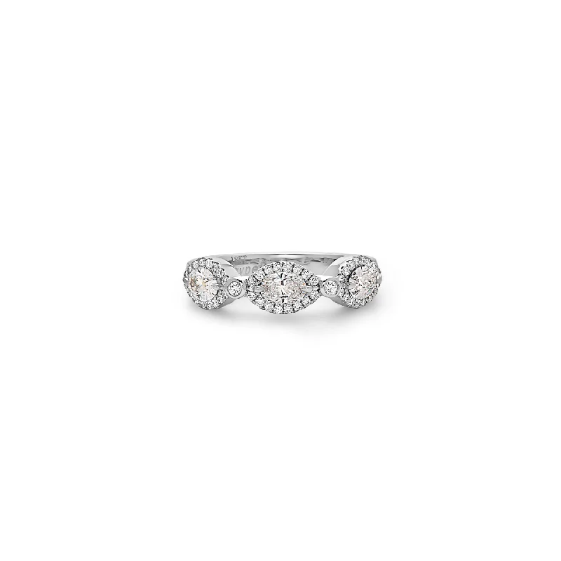 women’s vintage rings-Diamond Firefly Band Ring