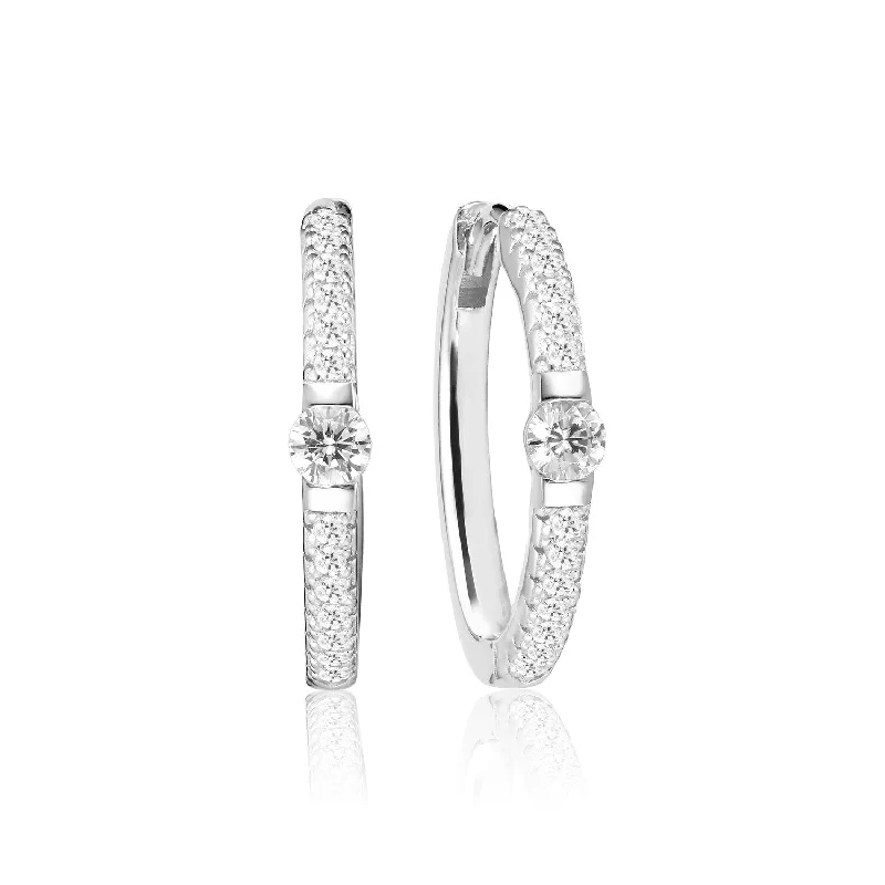 women’s silver hoop earrings-Earrings Ellera Uno