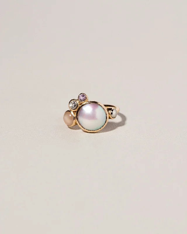 women’s flower rings-Bubble Cluster Ring