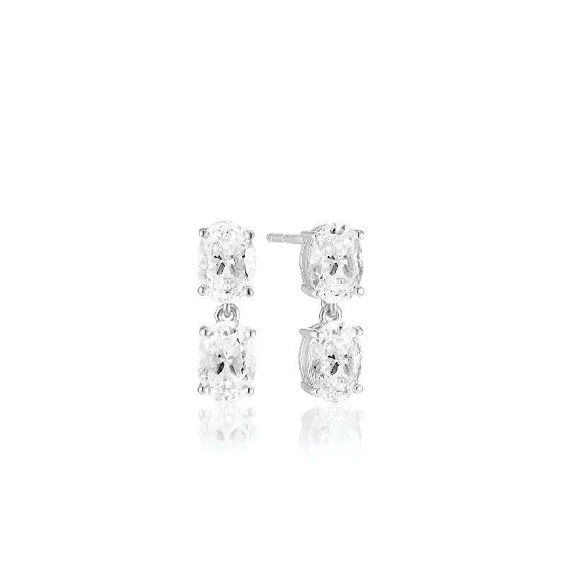 women’s flower earrings for brides-Earrings Ellisse Due Piccolo