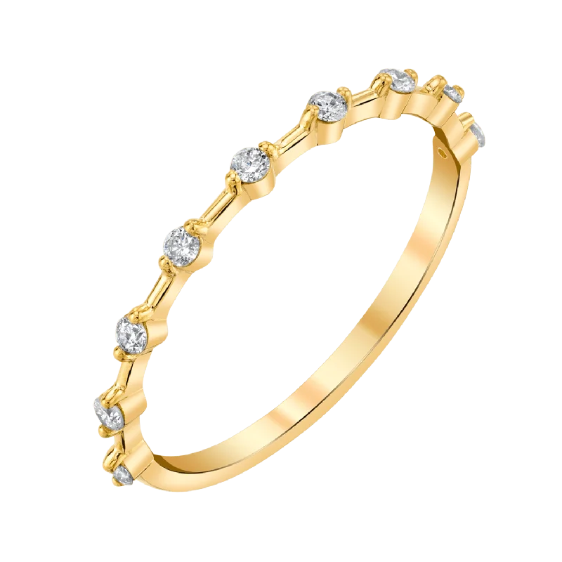 women’s trendy rings-Floating Diamonds Ring