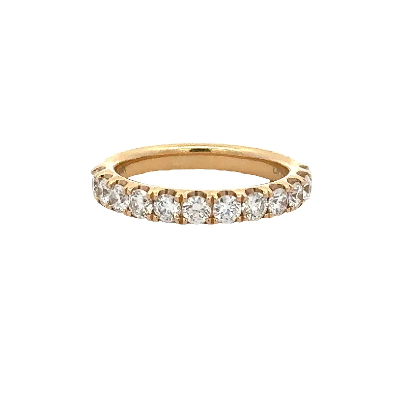 women’s two-tone engagement rings-1.0 CTW Diamond Wedding Band in Yellow Gold