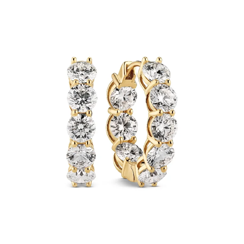 women’s diamond encrusted earrings-Earrings Ariccia -with lab-grown diamonds