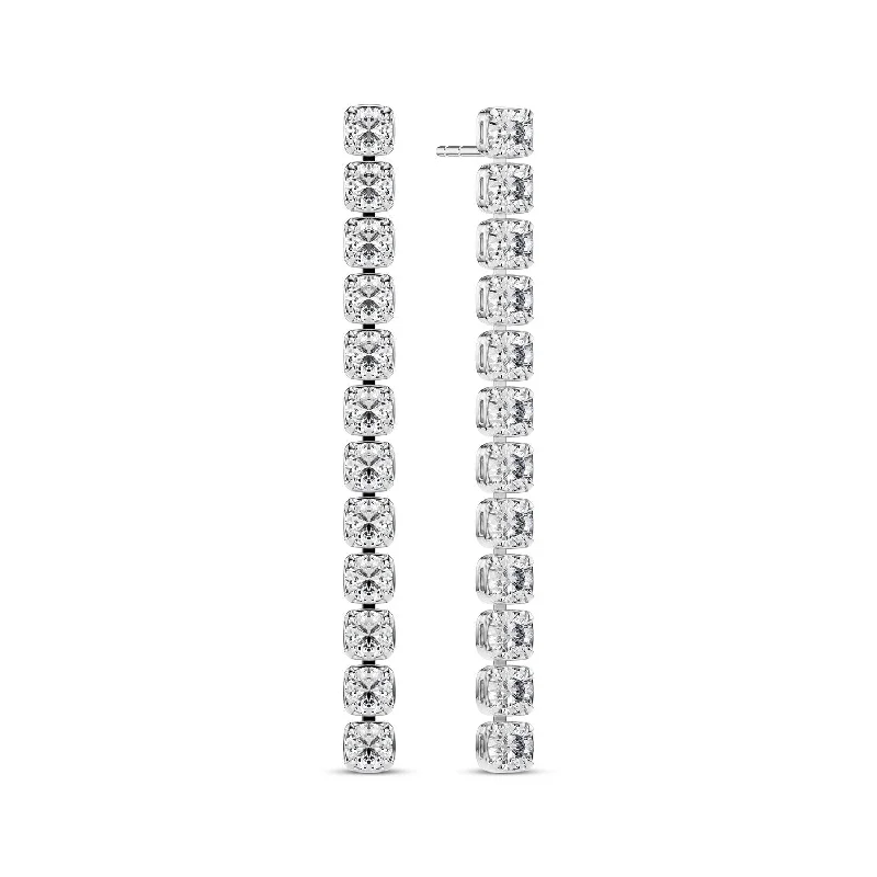 women’s radiant earrings-Earrings Diamante - with lab-grown diamonds