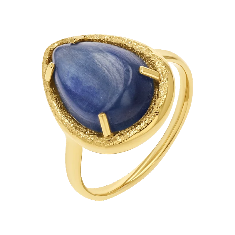 women’s minimalist rings-Kyanite Stone Ring