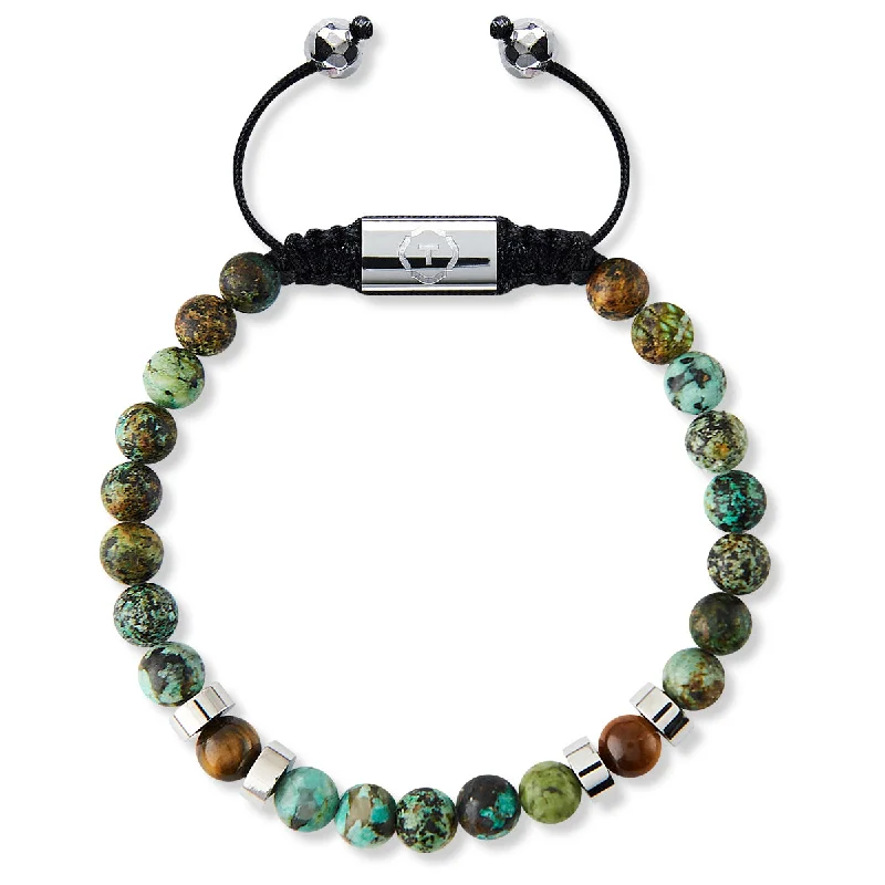 women’s polished bracelets-African Turquoise Bracelet