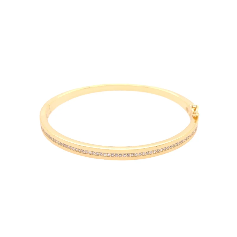 women’s fashion bangles-Center line bangle