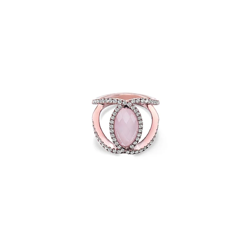 pink mother of Pearl and Rose Gold