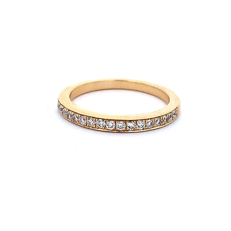 women’s antique diamond engagement rings-.20 CTW Diamond Wedding Band in Yellow Gold