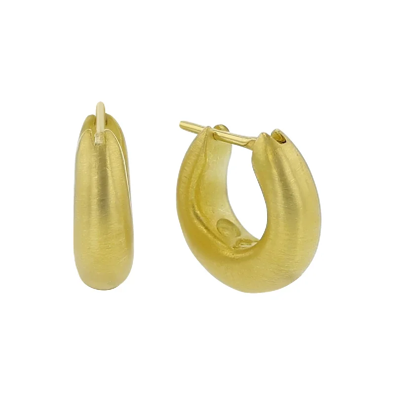 women’s elegant drop earrings-Slane 18K Yellow Gold Small Hoop Earrings