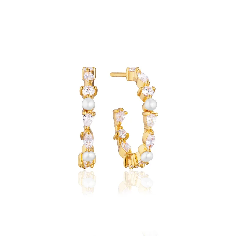 women’s vintage earrings-Earrings Adria Creolo Medio