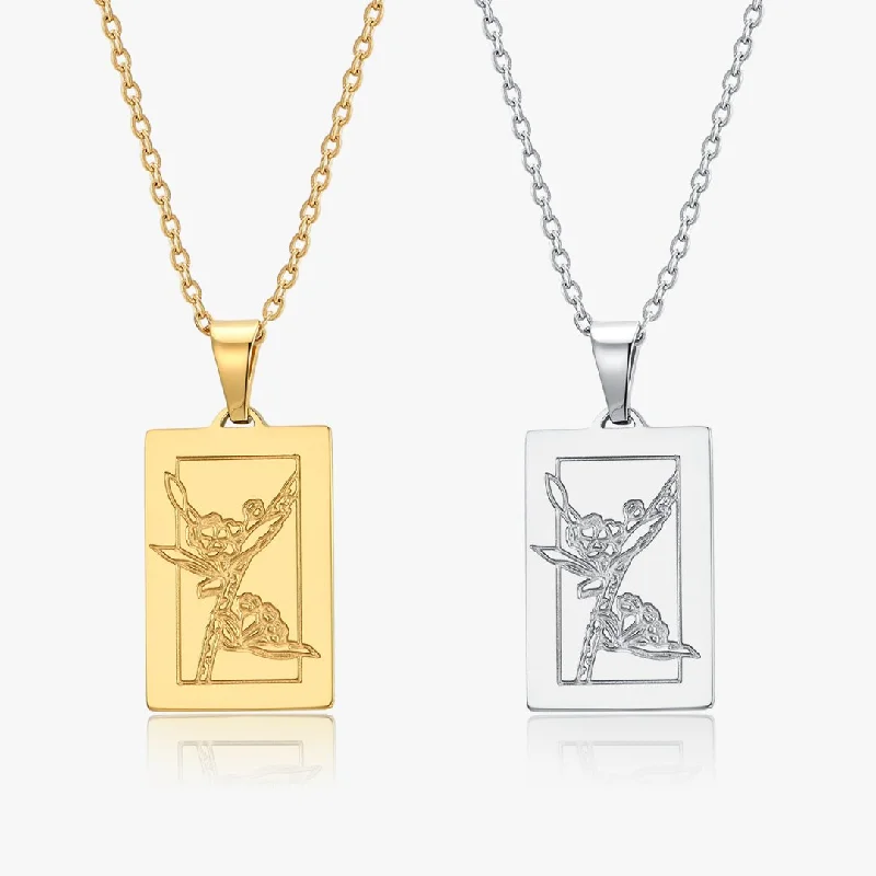 women’s gold pendant necklaces-Wildflower Necklace (Nature’s Divinity Collection)