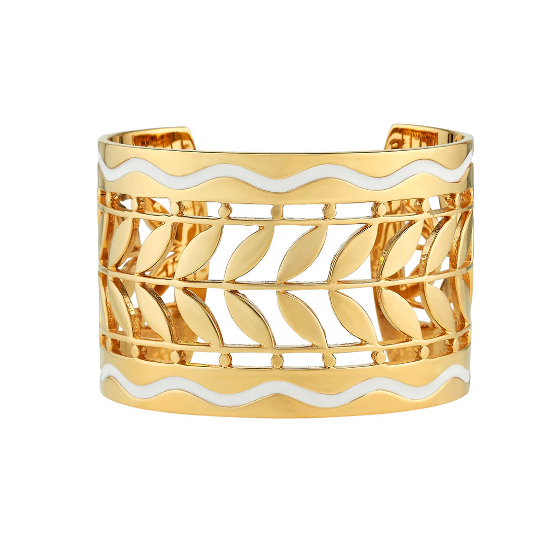 women’s boho bracelets-Cala Cuff Ivory