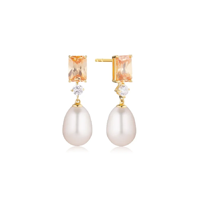 women’s pearl earrings-Earrings Galatina