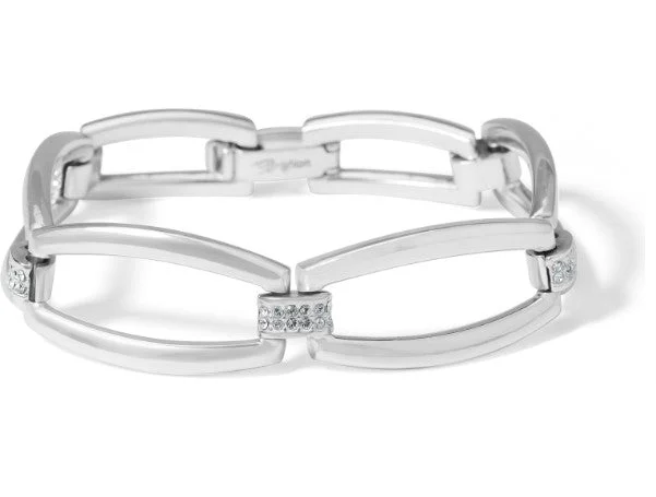 women’s cuff bangles-Meridian Linx Station Bracelet