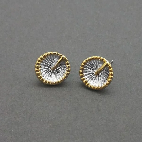 women’s fashion earrings-Urthn 2 Tone Plated Assorted  Stud Earrings - 1310732