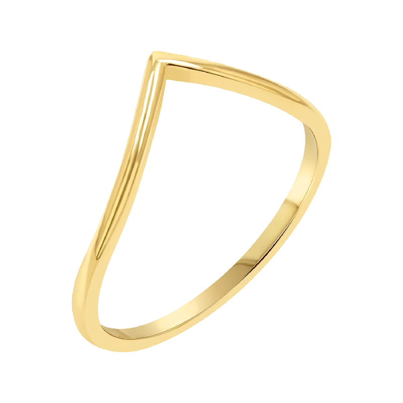 women’s statement rings-Wishbone Ring