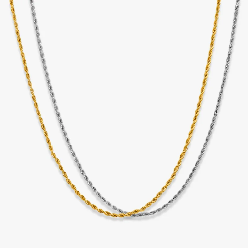 women’s exclusive necklaces-Kassidy Thin Rope Necklace (Unisex)